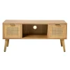 Tv Meubels-Calicosy - TV-Meubel MIYA - Licht hout - 45x100x42 cm