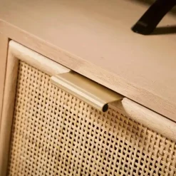Tv Meubels-Calicosy - TV-Meubel MIYA - Licht hout - 45x100x42 cm