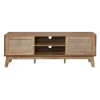Tv Meubels-Calicosy - TV-Meubel PALMO - Licht hout - 49x140x39 cm