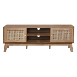 Tv Meubels-Calicosy - TV-Meubel PALMO - Licht hout - 49x140x39 cm