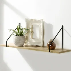 Wandplanken-Calicosy - Wandrek - Licht hout - 20x60x15 cm