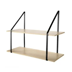 Wandplanken-Calicosy - Wandrek - Licht hout - 60x80x30 cm