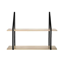 Wandplanken-Calicosy - Wandrek - Licht hout - 60x80x30 cm