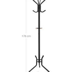 Songmics CALICOSY - Zwarte - - 49x178x49 cm