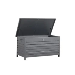 Kussenboxen-Garden Impressions Cambridge kussenbox - aluminium - 141x73 cm - carbon black