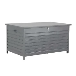 Kussenboxen-Garden Impressions Cambridge kussenbox - aluminium - 141x73 cm - carbon black