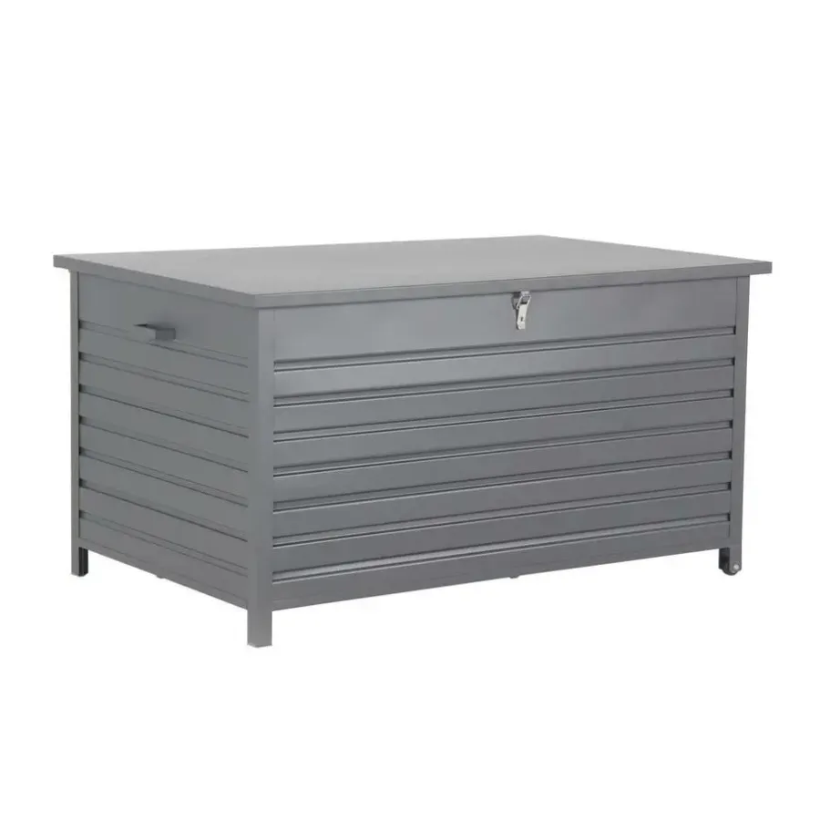 Kussenboxen-Garden Impressions Cambridge kussenbox - aluminium - 141x73 cm - carbon black