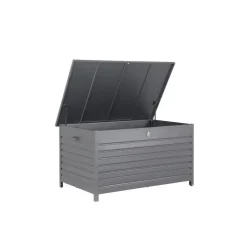 Garden Impressions Cambridge kussenbox - aluminium - 155x97xH82,5 cm - carbon black