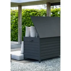 Garden Impressions Cambridge kussenbox - aluminium - 155x97xH82,5 cm - carbon black