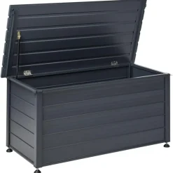 Leen Bakker CAMPALTO - Kussenbox - Donkergrijs - 123 x 60 cm - Aluminium