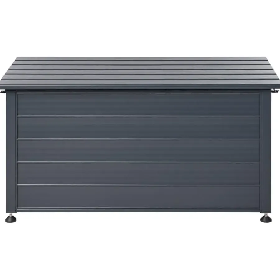 Leen Bakker CAMPALTO - Kussenbox - Donkergrijs - 123 x 60 cm - Aluminium