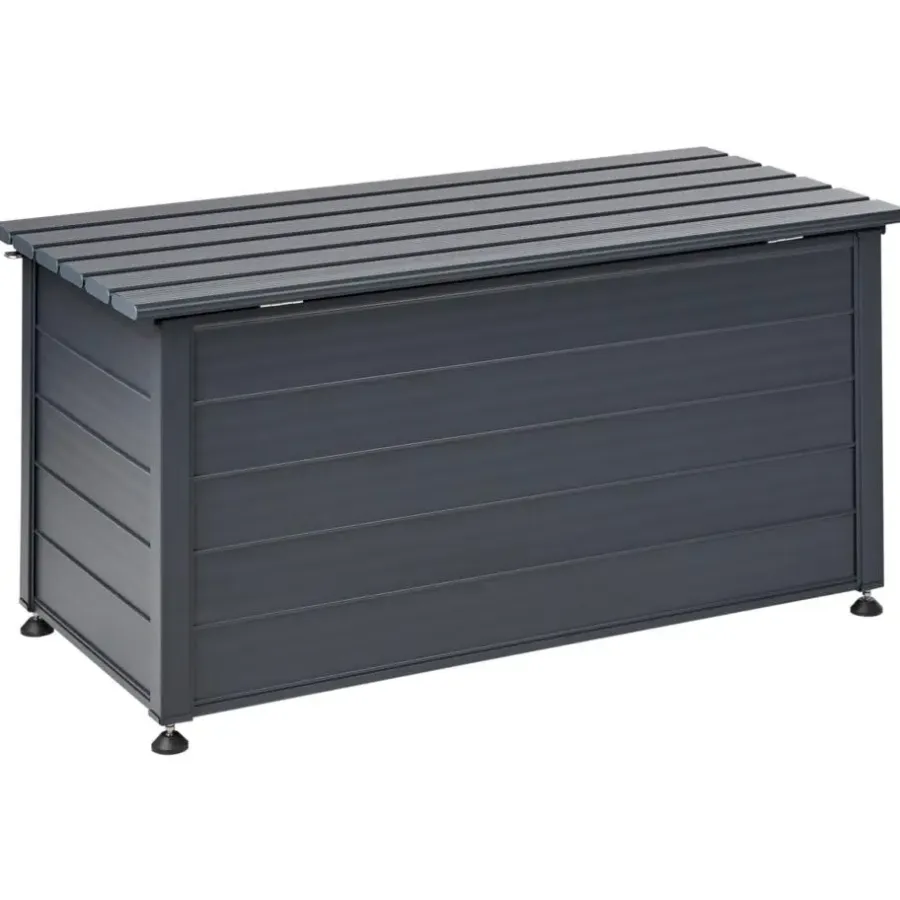 Leen Bakker CAMPALTO - Kussenbox - Donkergrijs - 123 x 60 cm - Aluminium