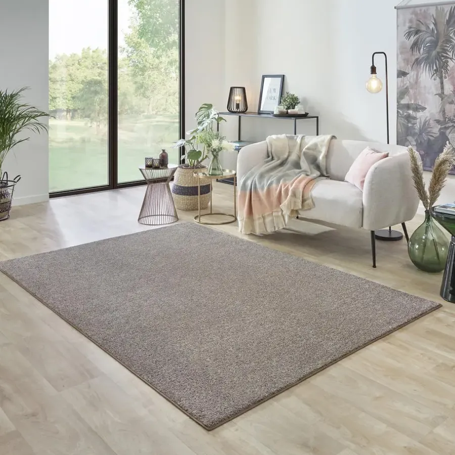 Vloerkleden Kinderkamer|Laagpolige Vloerkleden-Carpet Studio Ohio Vloerkleed - Beige - 160x230cm