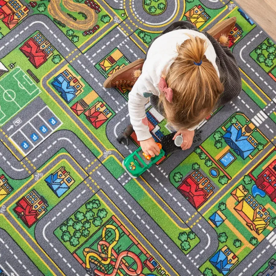 Carpet Studio Playcity Speelkleed - Meerkleurig - 140x200cm