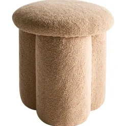 Poefen-Leen Bakker CARRINGTON - Poef - Beige - Bouclé