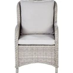 Beliani CASCAIS - Tuinstoel set van 2 - Beige - PE rotan