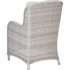 Beliani CASCAIS - Tuinstoel set van 2 - Beige - PE rotan