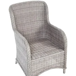 Beliani CASCAIS - Tuinstoel set van 2 - Beige - PE rotan