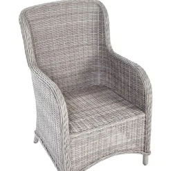 Beliani CASCAIS - Tuinstoel set van 2 - Beige - PE rotan