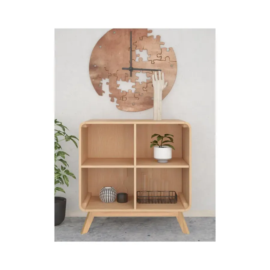 Loft24 Cassie - Boekenkast in eikenoptik