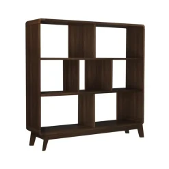 Loft24 Cassie - Boekenkast walnoot spaanplaat
