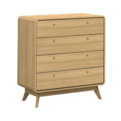 Loft24 Cassie - Commode met 4 laden in eikenlook