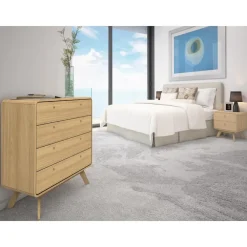 Loft24 Cassie - Commode met 4 laden in eikenlook