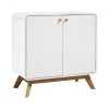 Dressoirs-Loft24 Cassie - Dressoir met 2 witte spaanplaatdeuren