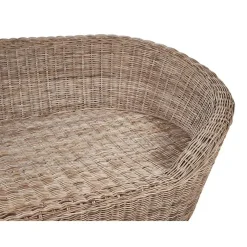 Ligbedden-Beliani CAVO - Ligbed - Natuurlijk - Rotan