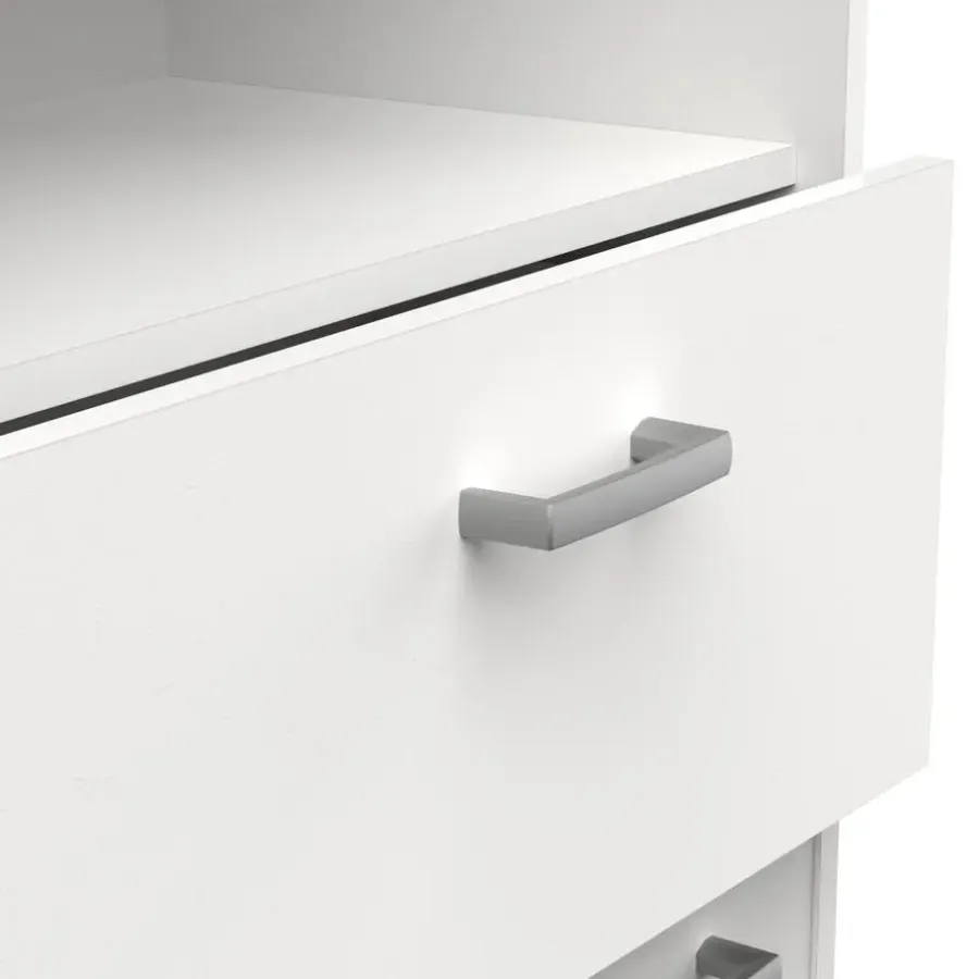 CBA Badkamerkast Coralie - 83,4 x 32,8 x 184,9 cm - Wit