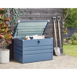 Leen Bakker CEBROSA - Kussenbox - Blauw - 300 l - Staal