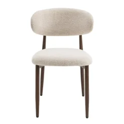 Furnihaus Celia Eetkamerstoelen Set van 2 - Beige Walnoot