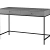 Loft24 Celine - Bureau met 2 laden in grijs MDF