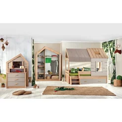 Merkloos Cento bedhuisje kinderbed large kinderkamer 200 x 90 cm