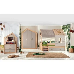 Merkloos Cento bedhuisje kinderbed large kinderkamer 200 x 90 cm
