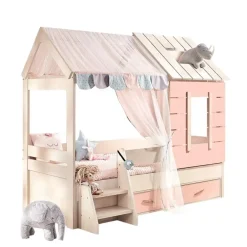 Merkloos Cento Pink bedhuisje kinderbed meisjeskamer 200 x 90 cm