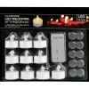 Cepewa Kaarsen - LED - 10 st - 3,5 cm - met afstandsbediening