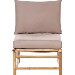 Beliani CERRETO - Loungeset 5-zits - Taupe - Bamboe
