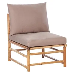 Beliani CERRETO - 1-zits module - Taupe - Bamboe