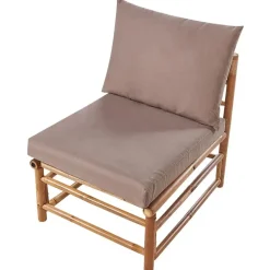 Beliani CERRETO - 1-zits module - Taupe - Bamboe