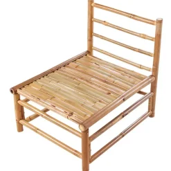 Beliani CERRETO - 1-zits module - Taupe - Bamboe