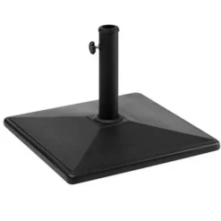 Beliani CERVO - Parasolvoet - Zwart - Beton