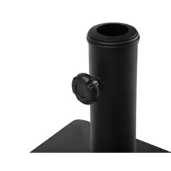 Beliani CERVO - Parasolvoet - Zwart - Beton
