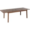 Tuintafels-Beliani CESANA - Tuintafel - Donkerhout - 100 x 180/240 cm - Acaciahout
