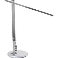 Leen Bakker CETUS - Bureaulamp LED - Zilver - Synthetisch materiaal