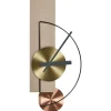 Klokken-Leen Bakker CEVINS - Wandklok - Beige - Staal