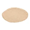 Placemats-Chaks Placemat - D38 cm - gevlochten - beige - bohemian