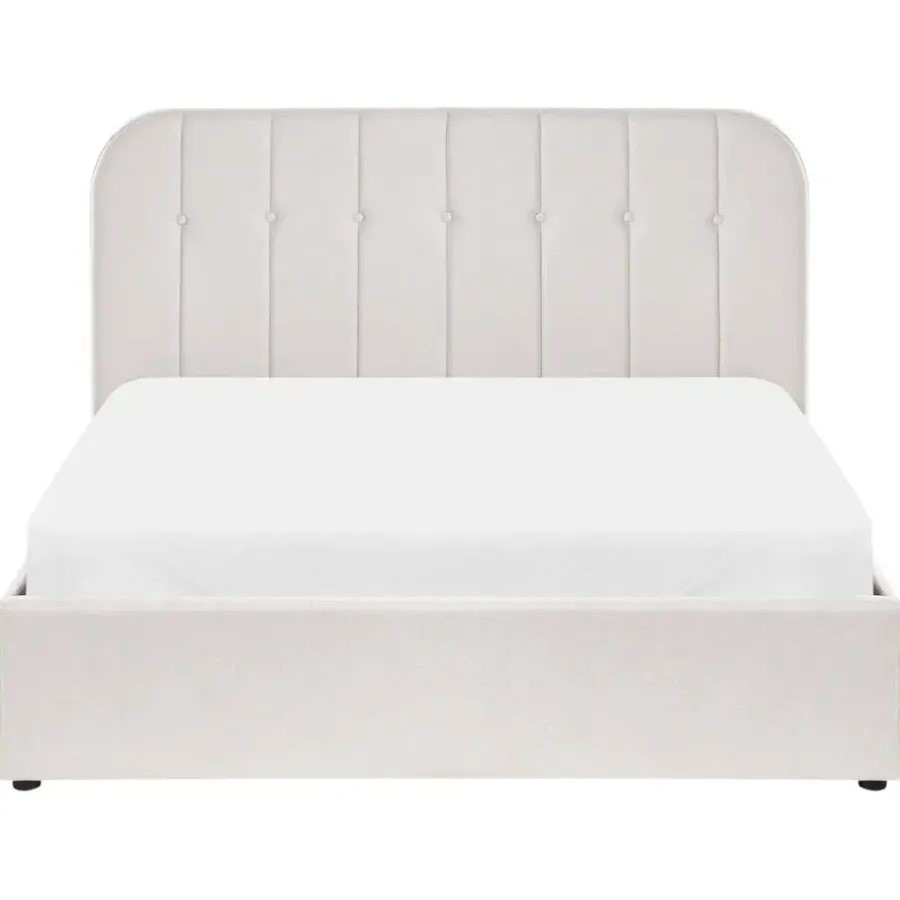 Twijfelaars-Leen Bakker CHALLANS - Bed met opbergruimte - Off-white - 140 x 200 cm - Stof