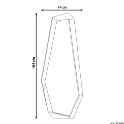 Spiegels-Leen Bakker CHANU - Wandspiegel - Zilver - Hout