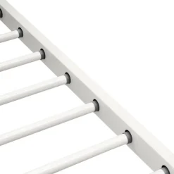 Beliani CHARTRES - Stapelbed - Wit - 90 x 200 cm - Metaal